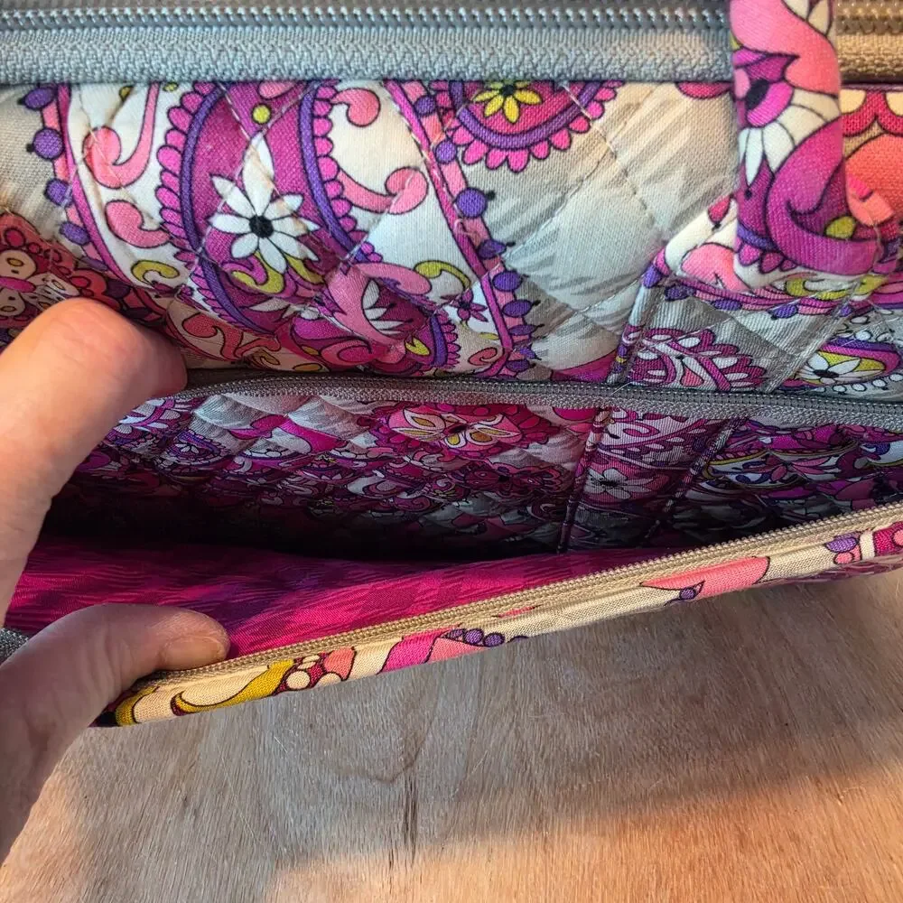 Vera Bradley quilted hard-shell laptop case 